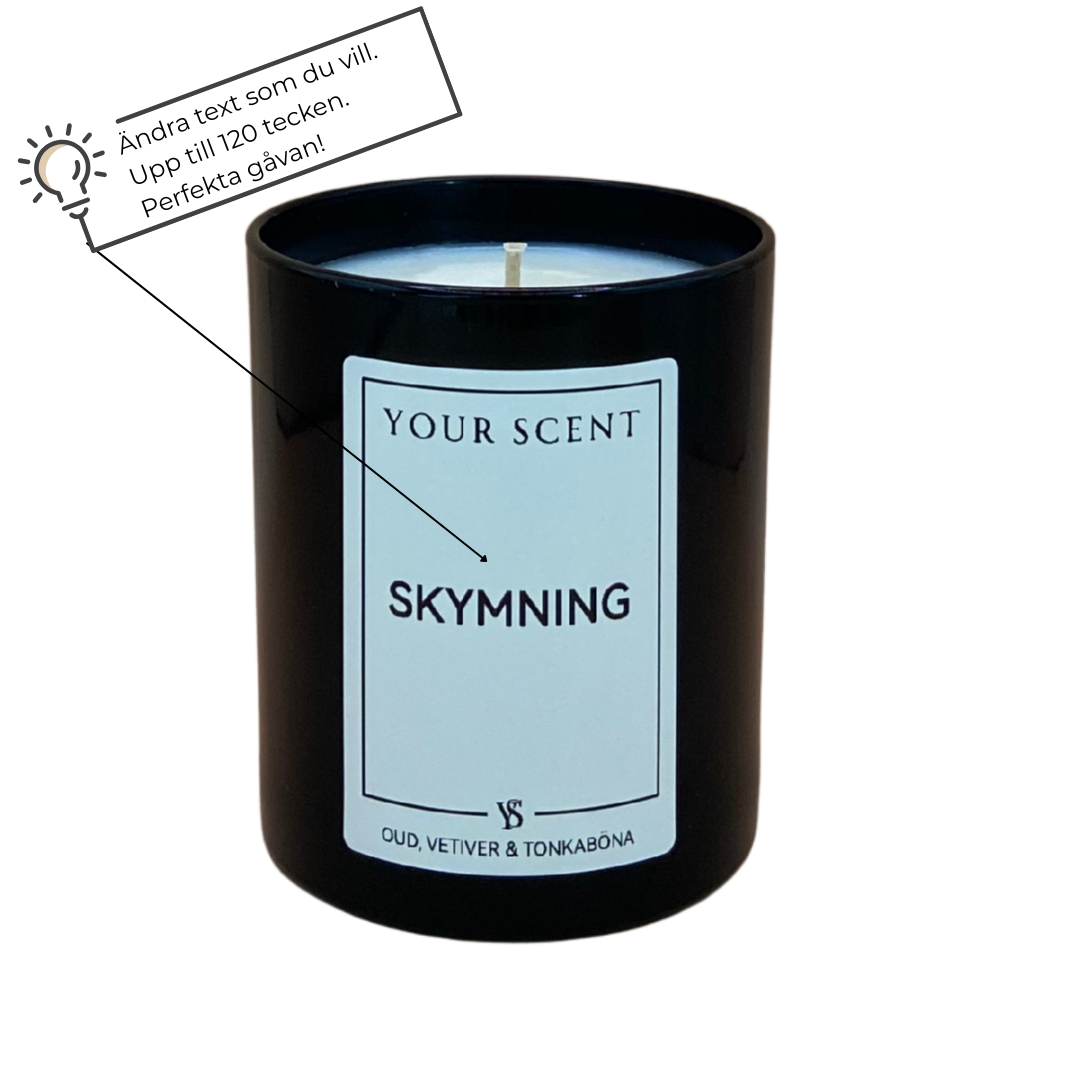 Doftljus Skymning – oud, vetiver & tonkaböna