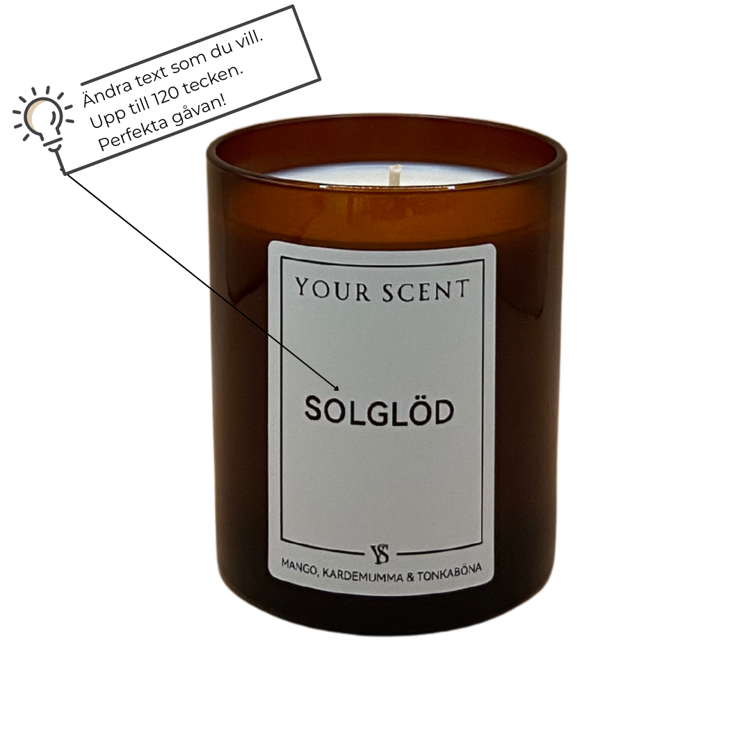 Doftljus Solglöd – mango, kardemumma & tonkaböna