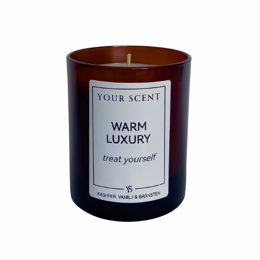 Doftljus Warm Luxury - Kashmir, vanilj & bärnsten