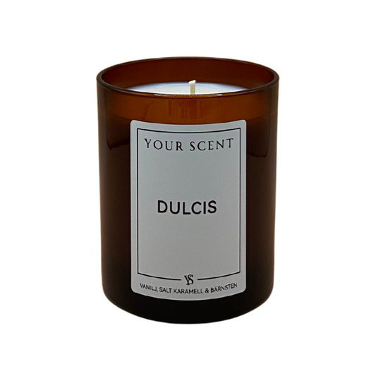 Doftljus Dulcis - vanilj, salt karamell & bärnsten