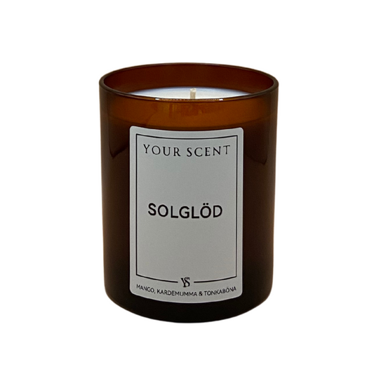 Doftljus Solglöd – mango, kardemumma & tonkaböna