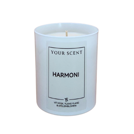 Doftljus Harmoni - vit mysk, ylang ylang & apelsinblomma