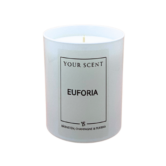 Doftljus Euforia – bärnsten, champagne & persika